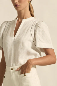 ZOE KRATZMANN RECOLLECT TOP PORCELAIN