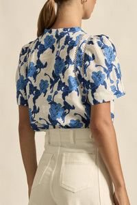 ZOE KRATZMANN RECOLLECT TOP AZURE BOUQUET