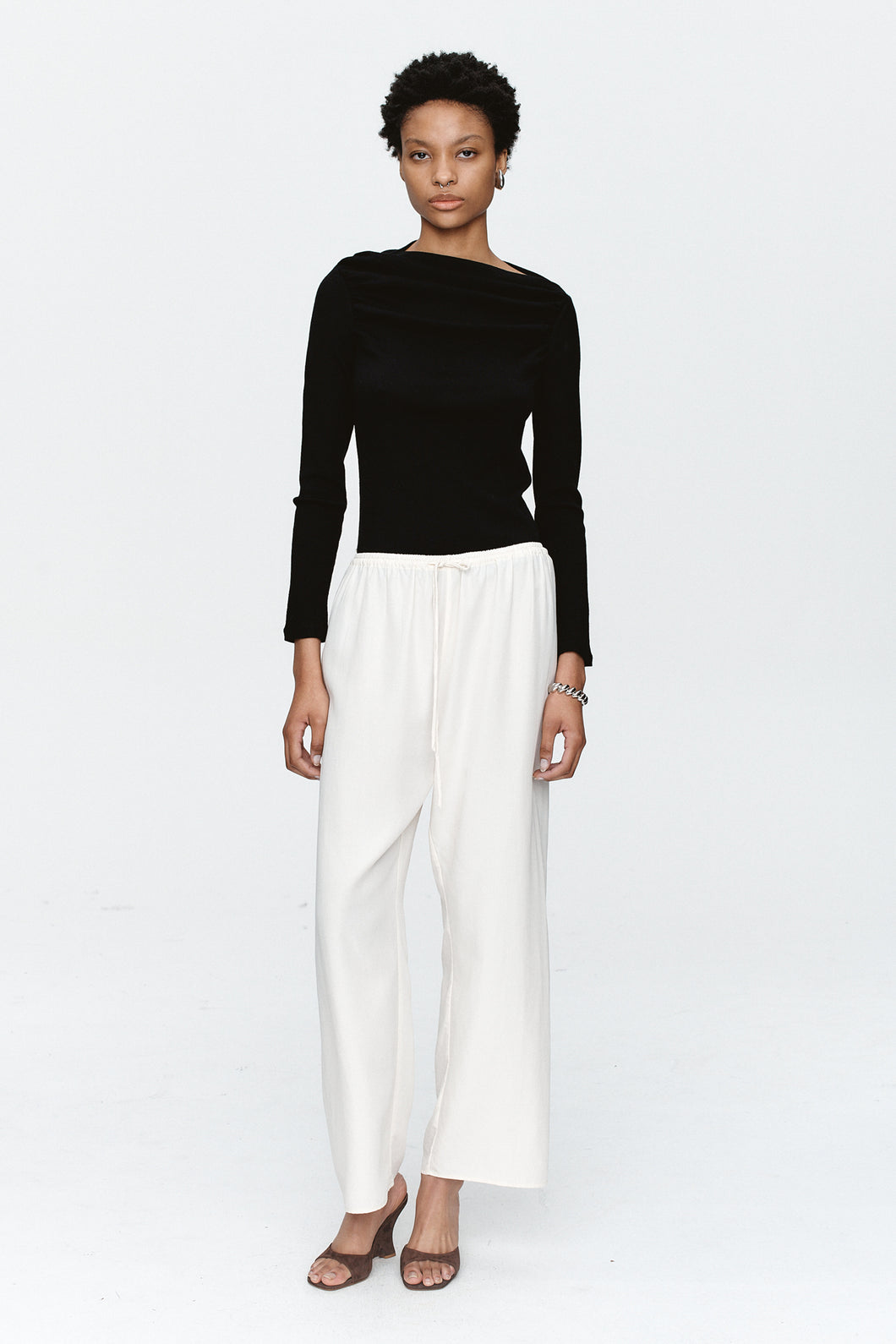 MARLE RENEE PANT IVORY