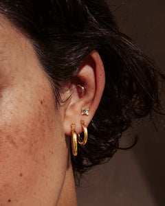 BY CHARLOTTE SUNRISE LARGE HOOPS GOLD