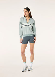 P.E NATION RETREAT COLLAR KNIT