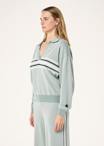 P.E NATION RETREAT COLLAR KNIT