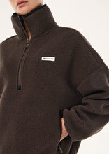 Load image into Gallery viewer, P.E NATION ROTATE QUARTER ZIP COFFEE
