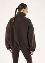 Load image into Gallery viewer, P.E NATION ROTATE QUARTER ZIP COFFEE
