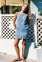 Load image into Gallery viewer, ROWIE VY ZIP MINI DRESS
