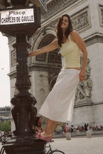 Load image into Gallery viewer, ROWIE ZOE CONTRAST KNIT TANK LEMON
