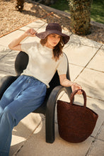 Load image into Gallery viewer, MARLOW SANTORINI BUCKET BAG CHOC
