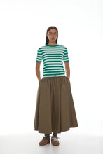 Load image into Gallery viewer, RICOCHET MARIA SKIRT TRUFFLE WITH DRAWCORD
