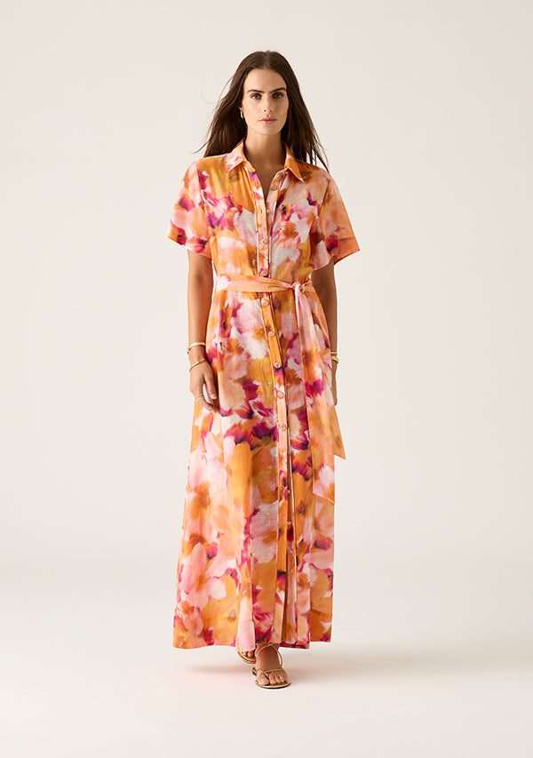 MOS RAFAELA MAXI SHIRT DRESS