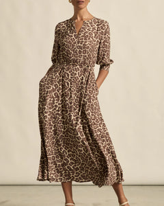 ZOE KRATZMANN SCENE DRESS OCELOT