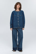 Load image into Gallery viewer, MARLE SEAM SHIRT WASHED INDIGO

