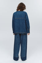 Load image into Gallery viewer, MARLE SEAM SHIRT WASHED INDIGO
