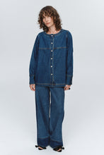 Load image into Gallery viewer, MARLE SEAM SHIRT WASHED INDIGO
