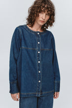 Load image into Gallery viewer, MARLE SEAM SHIRT WASHED INDIGO
