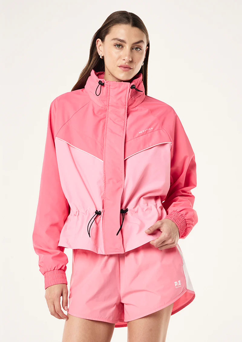 P.E NATION SHELTER JACKER PINK LEMONADE