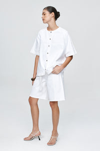 MARLE SHORT SLEEVE SEAM SHIRT