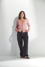 Load image into Gallery viewer, STANDARD ISSUE MERINO LONG V CARDIGAN CORAL
