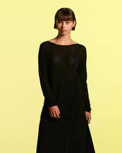 Load image into Gallery viewer, STANDARD ISSUE COTTON GUIPURE TOP BLACK
