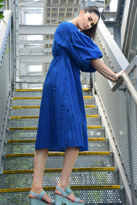 CURATE BY TRELISE COOPER SOFT LANDING DRESS BLUE
