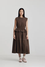 Load image into Gallery viewer, RICOCHET CARA DRESS BROWN
