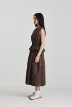 Load image into Gallery viewer, RICOCHET CARA DRESS BROWN
