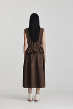 Load image into Gallery viewer, RICOCHET CARA DRESS BROWN
