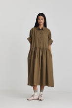 Load image into Gallery viewer, COMING SOON | RICOCHET JONI SHIRT DRESS OLIVE
