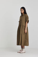 Load image into Gallery viewer, COMING SOON | RICOCHET JONI SHIRT DRESS OLIVE
