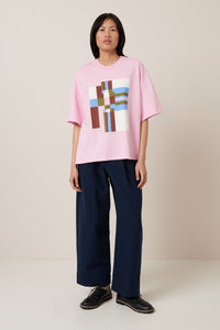 KOWTOW PLAID TEE BLOSSOM