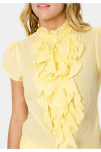 Load image into Gallery viewer, COMING SOON | SAINT TROPEZ TILLI SS SHIRT PALE BANANA
