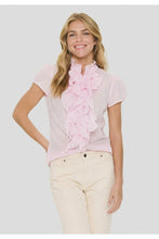 Load image into Gallery viewer, COMING SOON | SAINT TROPEZ TILLI SS SHIRT PINK A BOO
