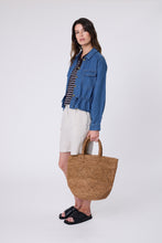 Load image into Gallery viewer, MARLOW SANTORINI BUCKET BAG TEA
