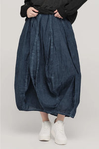 TAYLOR SCOPE SKIRT DIFFUSED MIDNIGHT