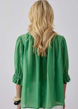 Load image into Gallery viewer, GREGORY PEDDLE TOP KELLY GREEN
