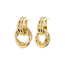 Load image into Gallery viewer, PILGRIM GOLD AGNI EARRINGS
