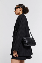 Load image into Gallery viewer, KAREN WALKER MEGA MONOGRAM CROSSBODY BAG BLACK
