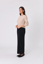 Load image into Gallery viewer, MARLOW SERENE MERINO SKIRT BLACK
