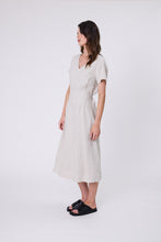 Load image into Gallery viewer, MARLOW SEVILLE LINEN DRESS NATURAL
