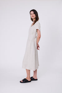 MARLOW SEVILLE LINEN DRESS NATURAL