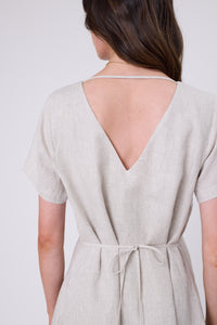 MARLOW SEVILLE LINEN DRESS NATURAL