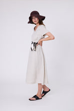 Load image into Gallery viewer, MARLOW SEVILLE LINEN DRESS NATURAL
