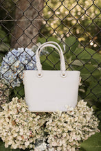 Load image into Gallery viewer, AMONG THE BRAVE SIENA BEIGE PU LEATHER SMALL KNOT TOP HANDLE BAG
