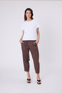 MARLOW SILO BARREL PANT CAROB