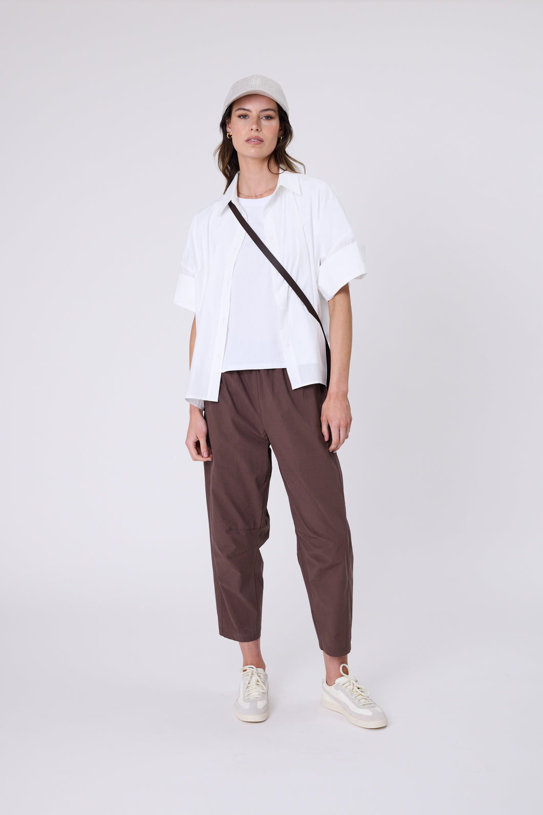 MARLOW SILO BARREL PANT CAROB
