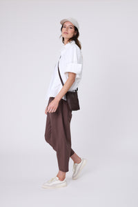 MARLOW SILO BARREL PANT CAROB
