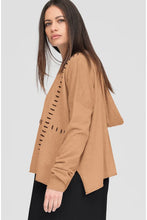 Load image into Gallery viewer, TAYLOR STITCHED LUCENT HOODIE TOFFEE/BLACK
