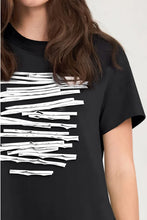 Load image into Gallery viewer, TAYLOR STRAND DRESS BLACK/IVORY
