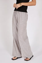 Load image into Gallery viewer, MARLOW STRATA PANT MOCHA STRIPE
