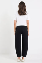 Load image into Gallery viewer, Recut coming soon | 
AMONG THE BRAVE GRADUATE JET BLACK STRETCH BARREL JEANS
