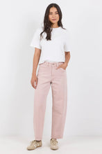 Load image into Gallery viewer, STORIES BE TOLD IDOLISE PALE PINK STRETCH SOFT BARRLE JEAN

